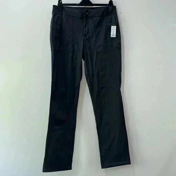 Vina Pants - Vina Nylon Pants W/ Drawstring Ankle Size M, Color Flint Gray